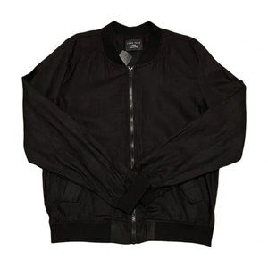 er 21 Love Tree Black Zip-Up
